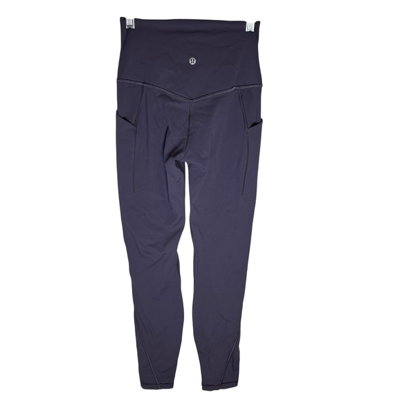 lululemon Womens Studio Dance Leggings Sz 4 Eggplant Purple 24.5" Inseam Vintage - Picture 5 of 6